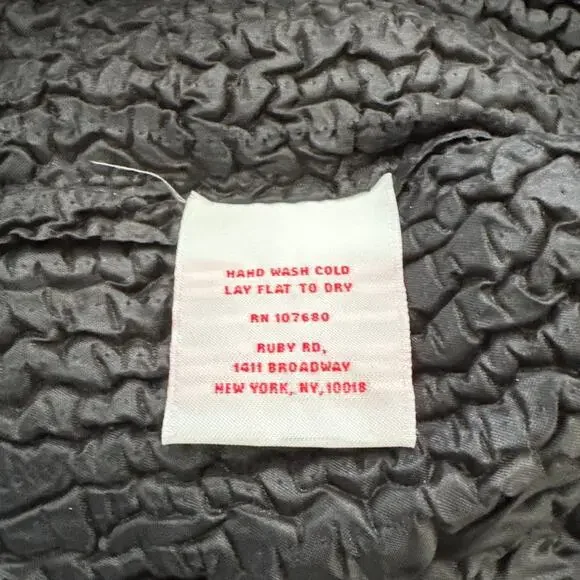 Ruby Rd 100% silk multicolored zip up jacket size medium - Picture 12 of 15